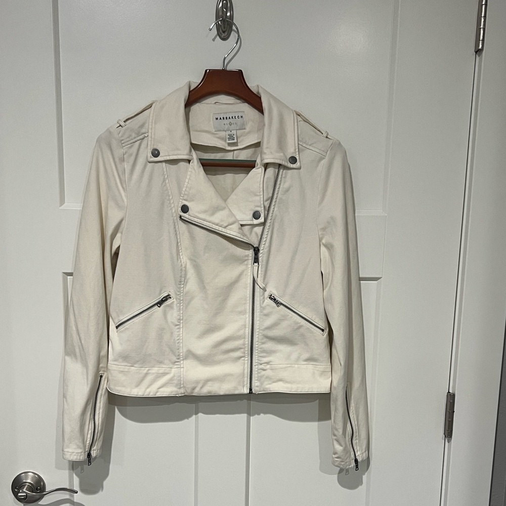 Anthropologie Marrakech Jaxon Knit Moto Jacket Sz S - Picture 13 of 13